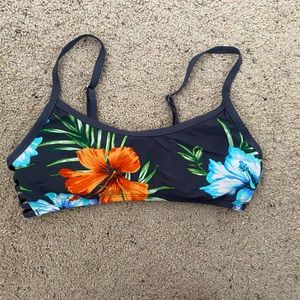 Kona Sol Swim| Tropical Bikini Top